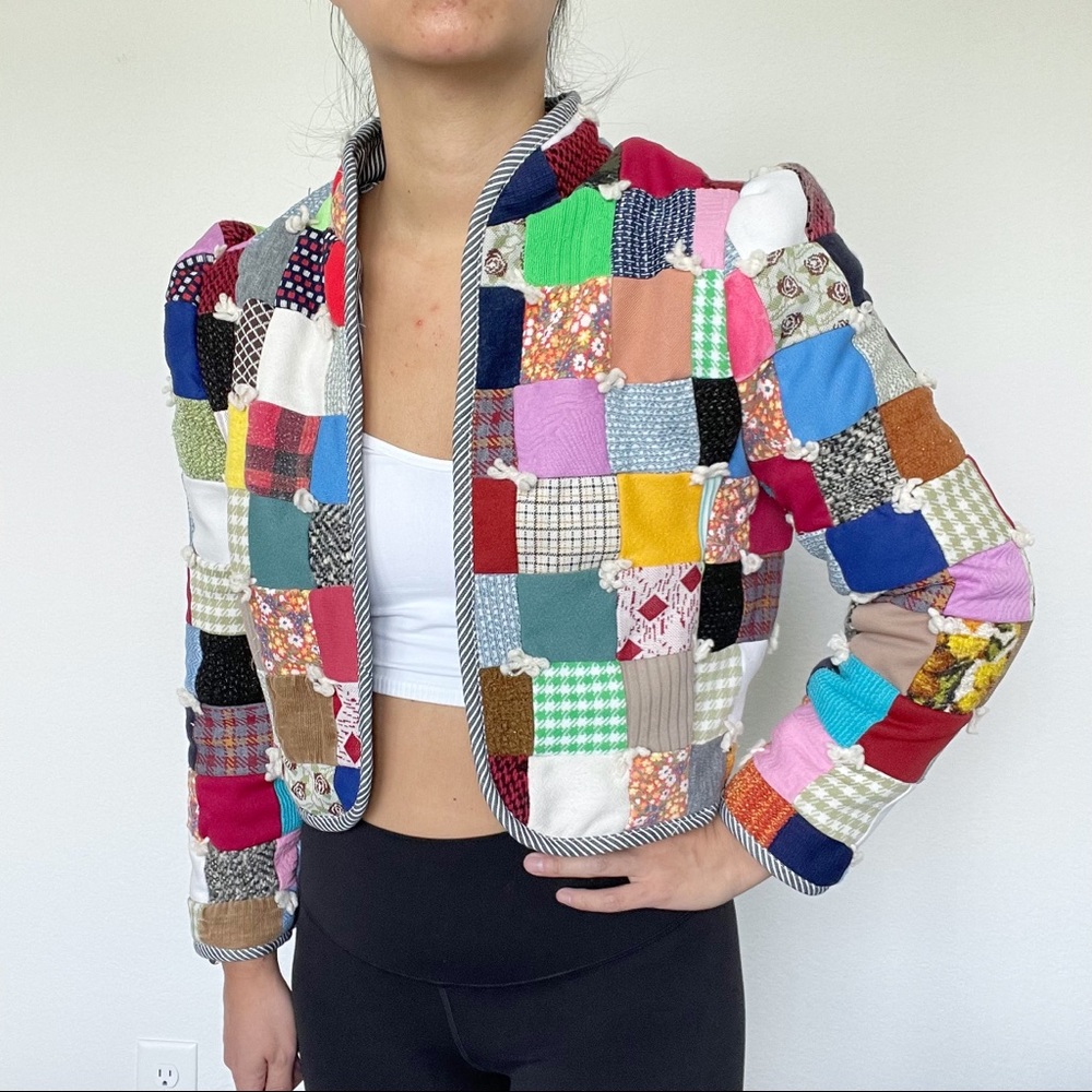 Honeybea quilt patchwork jacket size small/medium